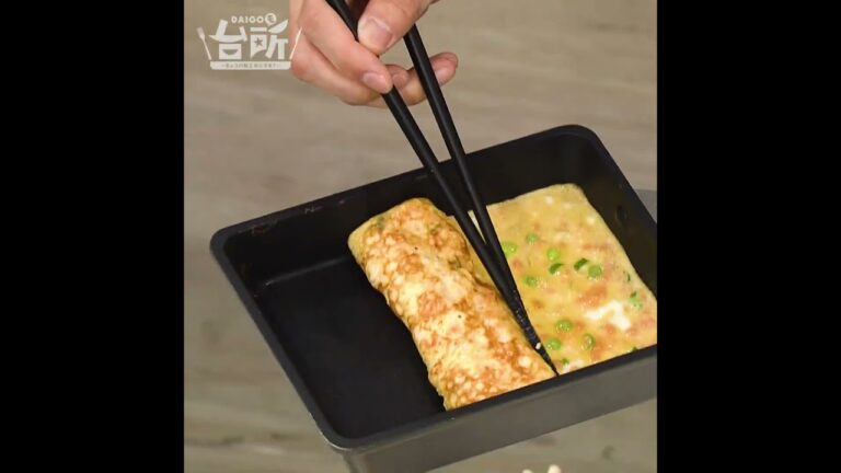 【DAIGOも台所】鮭と明太子の玉子焼き｜お弁当にぴったり◎