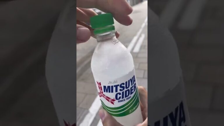 氷点下の三ツ矢サイダーがうますぎる The most delicious soda in Japan#Shorts