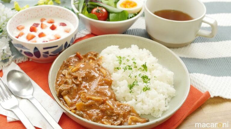 ルーも煮込みも不要！レンジで簡単コクうま「ハッシュドビーフ」のレシピ・作り方