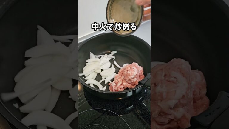 【お弁当作り】専業主婦が作る旦那弁当～豚こまと玉ねぎの甘酢炒め編～　#shorts