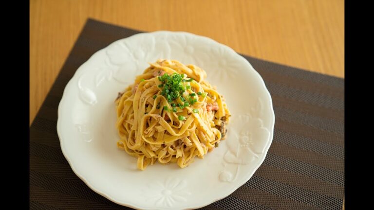 塩昆布がポイント☆クリーミーなやみつきパスタ♪【 トマトと塩昆布とツナの豆乳パスタ】