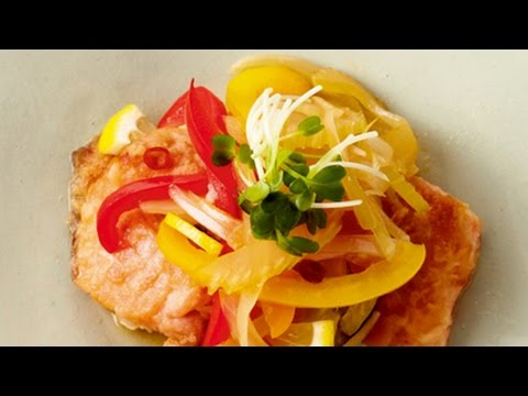 たっぷり野菜と鮭の南蛮漬け