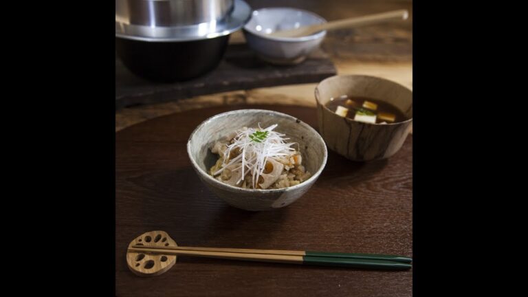 身体があたたまる根菜たっぷり！レンコン炊き込みごはん ｜和食のレシピ集