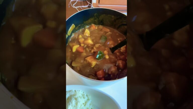 かぼちゃ入りカレーいただきます