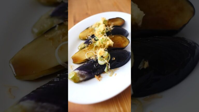 フライパンで簡単！「なすの煮浸し】