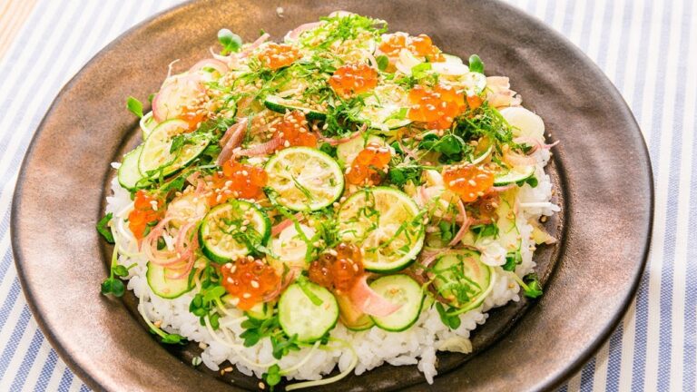 暑い日でも食欲UP！さっぱり夏ちらし寿司