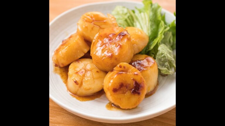 旨味たっぷりジューシー！ホタテの醤油バターソテー
