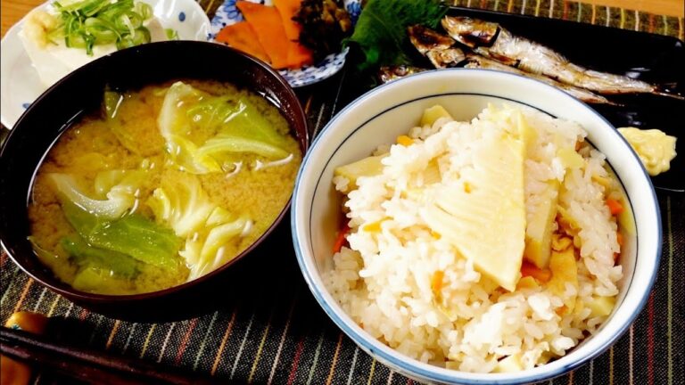 炊飯器で簡単！たけのこご飯の作り方！