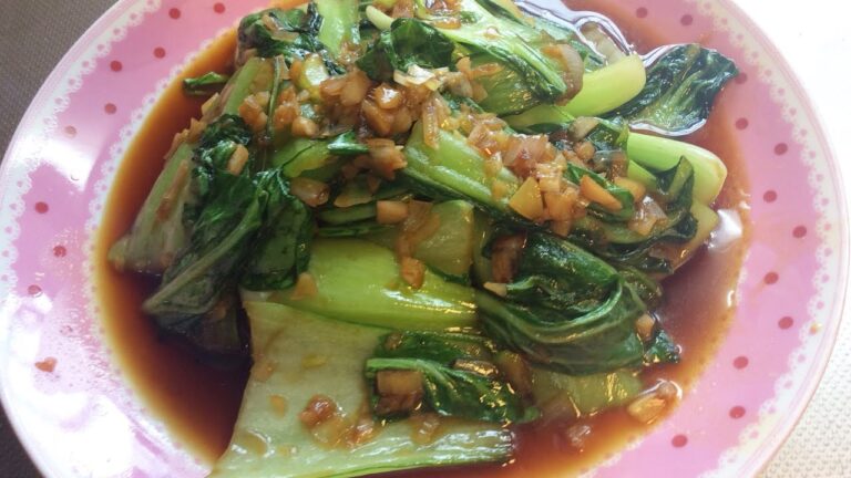 青梗菜のオイスター炒め