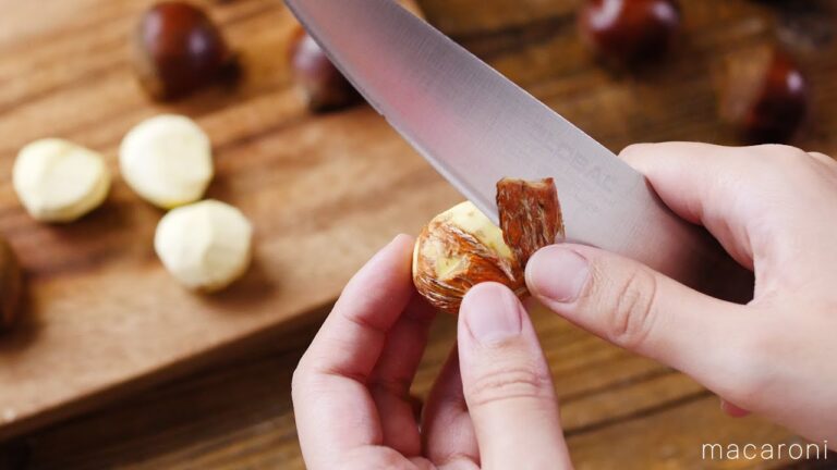 【栗の皮のむき方・下ごしらえ】秋の旬を味わう♪いつもよりさらにおいしく！｜macaroni（マカロニ）