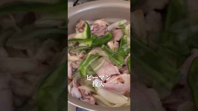 甘酸っぱい♪豚肉とピーマンの南蛮炒め