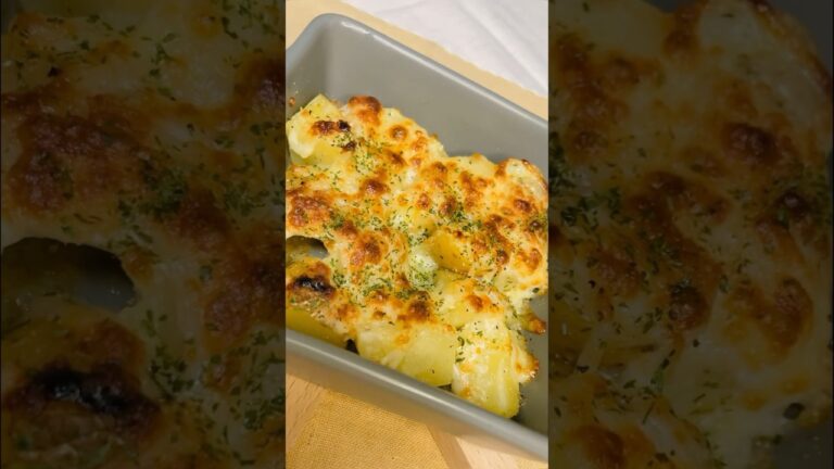 じゃがいものチーズ焼き【さくちゃんちのごはん。】#ご飯 #じゃがいもレシピ #チーズ料理 #手作り #レシピ動画