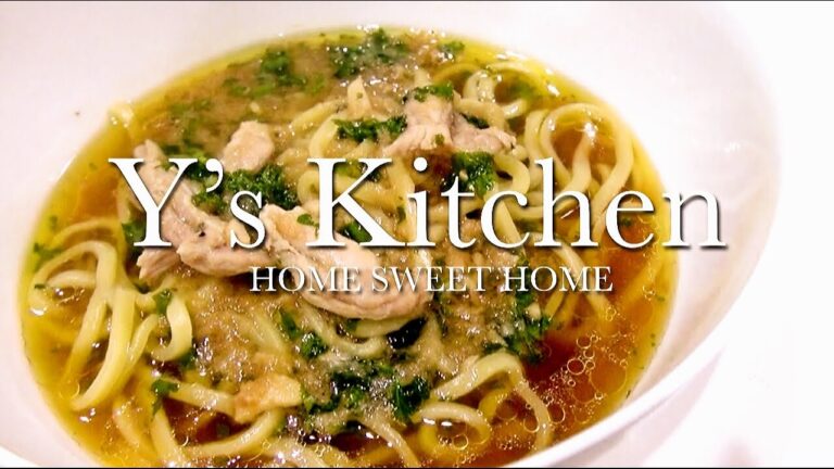 【男の料理】パセリの大量消費！我が家で大人気のアホスープラーメン