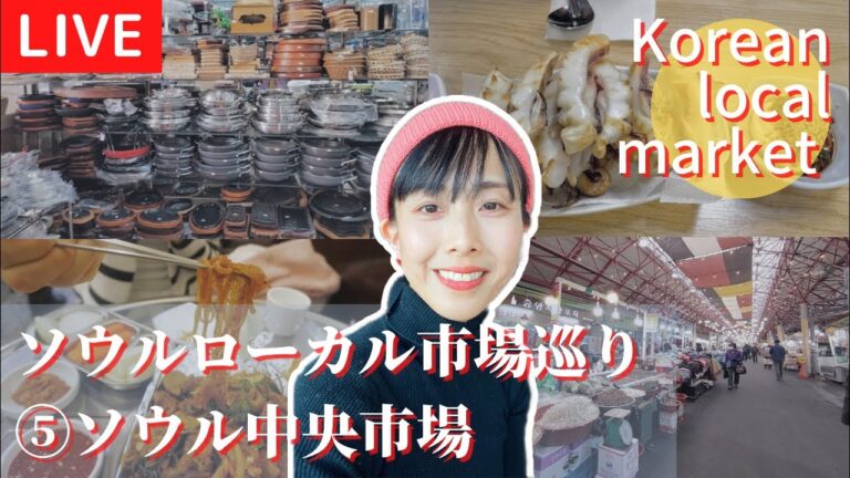 【ソウルローカル市場ツアー】韓国のキッチン用品、飲み屋にトッポッキ通り、楽しみ色々の市場を攻略！
