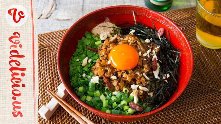 名古屋発祥のピリ辛汁なし麺「台湾まぜそば」｜How to make Taiwanese Minced Meat Noodles