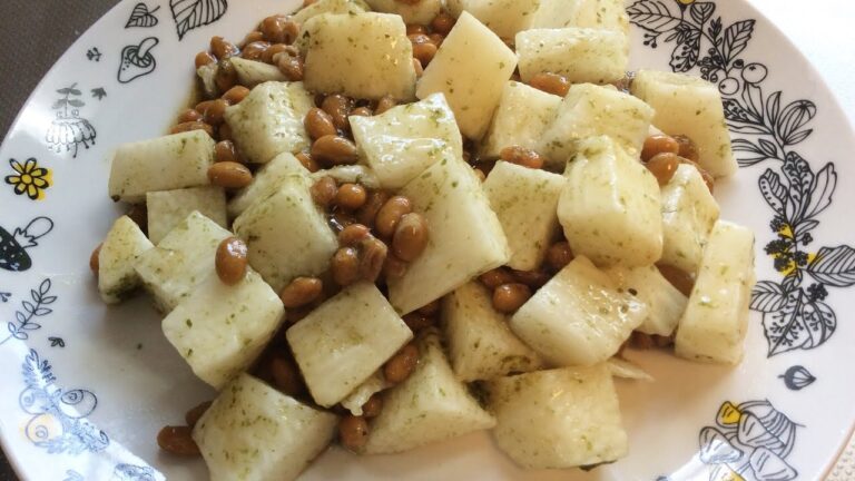 長芋と納豆の和え物