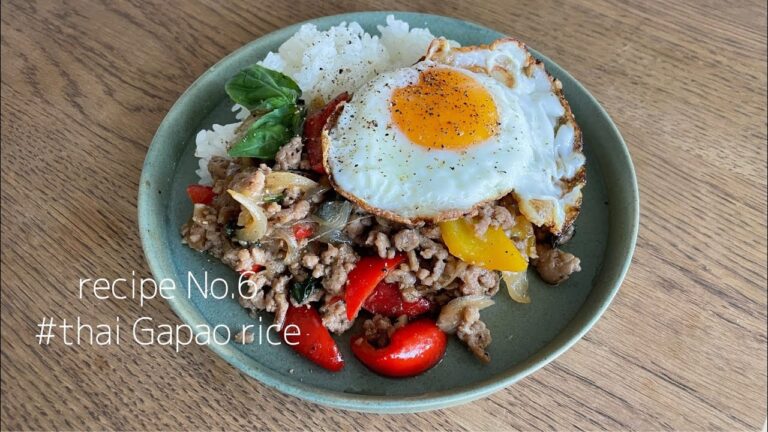 2022年の抱負を語りながら、10分で極旨ガパオライス作ります！