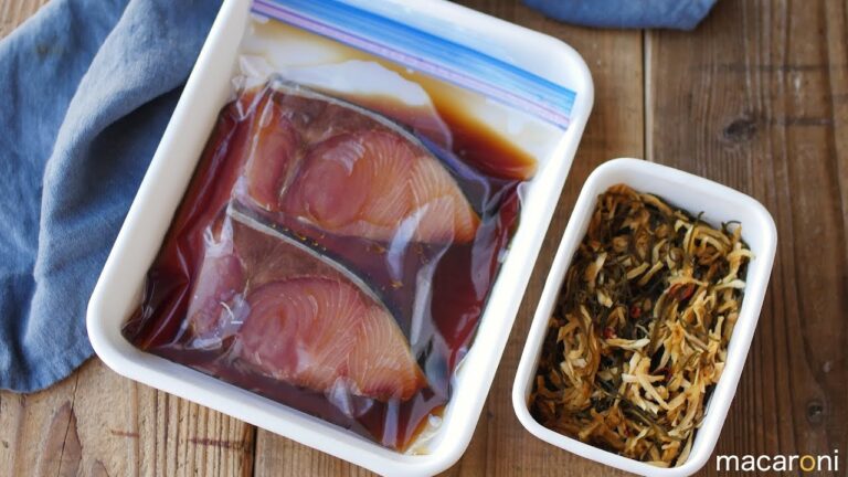 【漬け込み晩ごはん】ぶりの照り焼き＆切り干し大根のはりはり漬け晩ごはん の レシピ 作り方