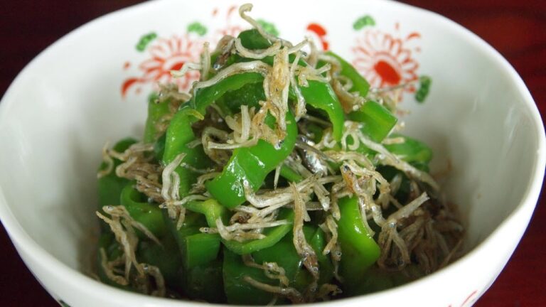 冷めても美味しい【ピーマンとじゃこの炒め物】