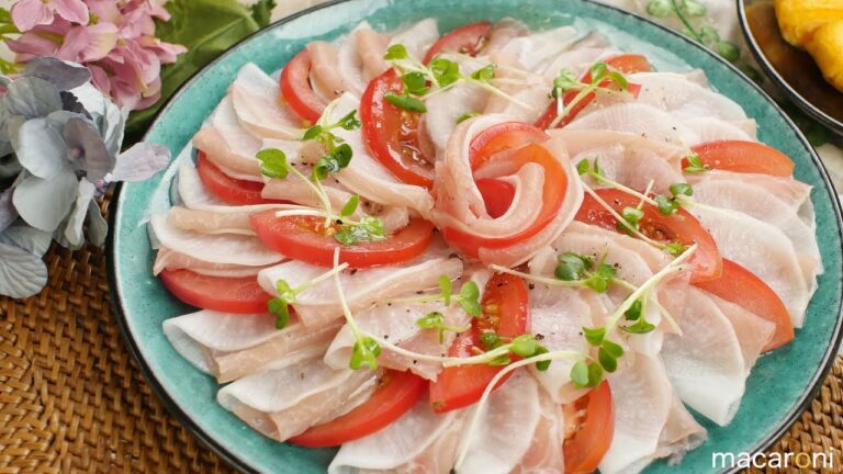 シャキシャキ華やか！ 生ハム 大根の カルパッチョ風 サラダ のレシピ 作り方
