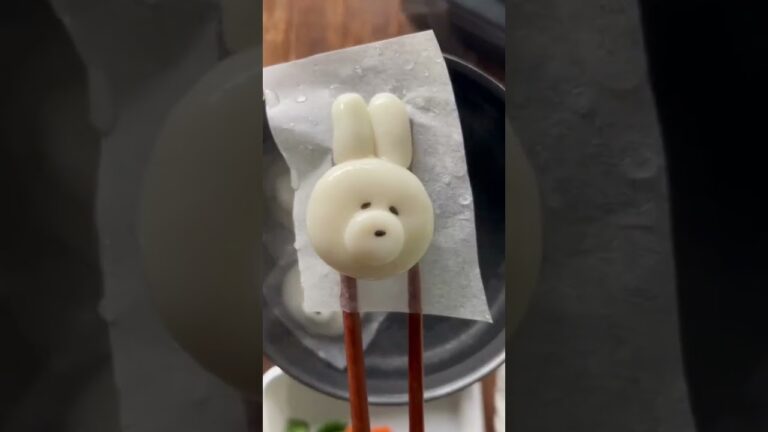 白玉うさぎのお雑煮　#shorts  #wahei_recipe