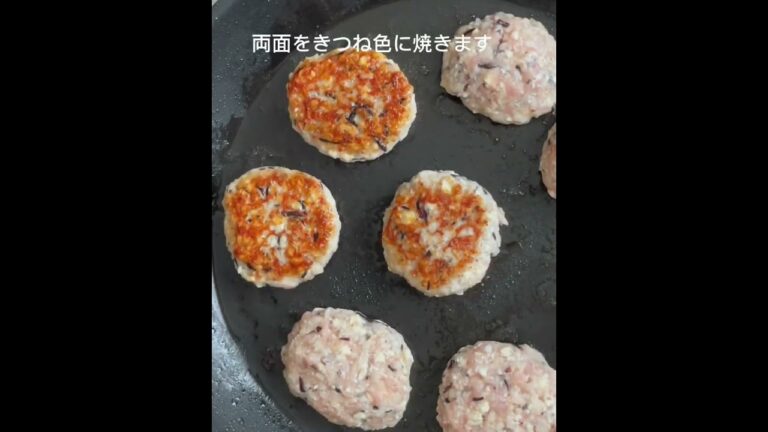 @thinkofadream_2さんの【れんこんとひじきの鶏つくね弁当】#shorts