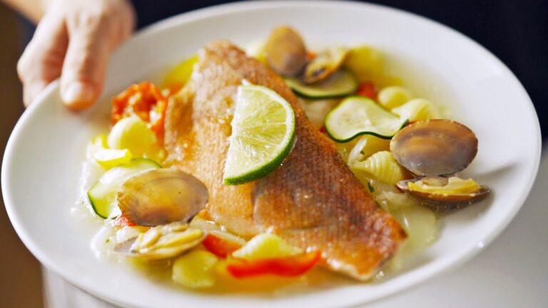 【魚がおいしい＆野菜も摂れる】紀ノ国屋 彩り野菜のアクアパッツァ