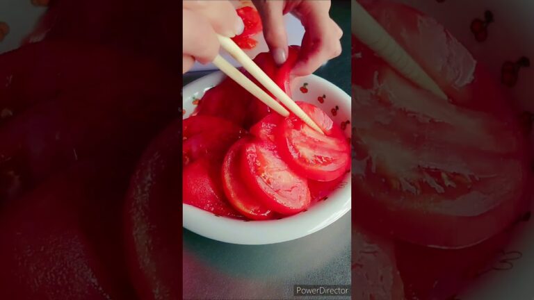トマトと玉ねぎと小ネギだけで美味しい🍅#shorts