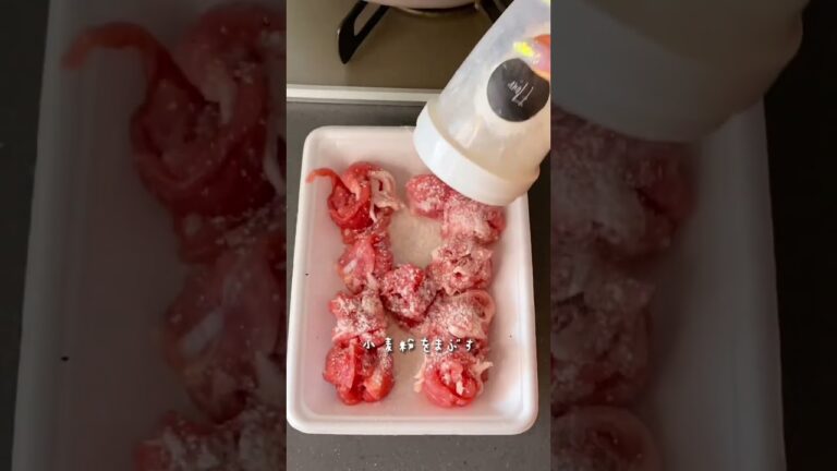 【レンチンで時短♪】豚こまボールのお手軽酢豚