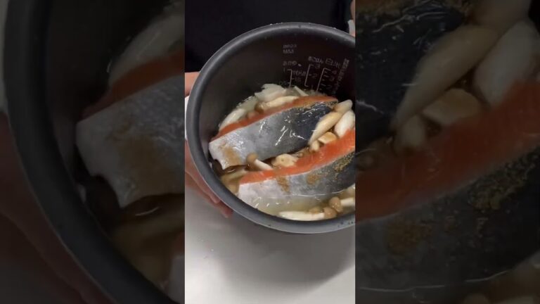 バター香る♪鮭としめじの炊き込みご飯の作り方