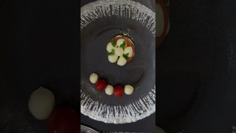 超簡単トマトを切るだけ！可愛いカプレーゼ　#shorts  Insalata Caprese