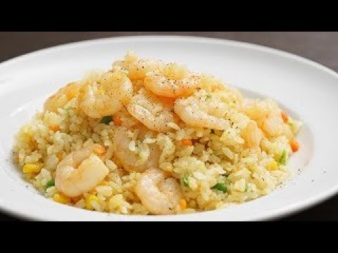 炊いたご飯＆フライパンで作る簡単エビピラフ