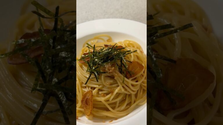 【がっつり！にんにく&バター】にんにくガッツリバター醤油パスタ
