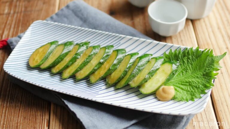 さっぱりピリ辛「きゅうりの辛子醤油漬け」のレシピ・作り方