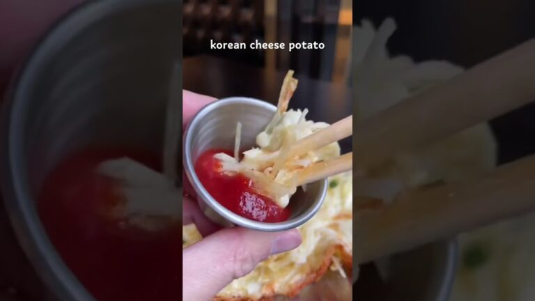 cooking新大久保1943名物のチーズカムジャジョン！お芋とチーズ好きな人にまじで食べて欲しい！チーズ 新大久保グルメ 新大久保カフェ pr