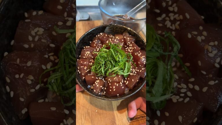 半額のマグロを漬けマグロ丼にした結果ww #shorts