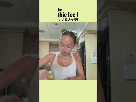 ケイナの定番スムージー：バナナ＆ナッツ味🥤凍らせてアイスに🍧