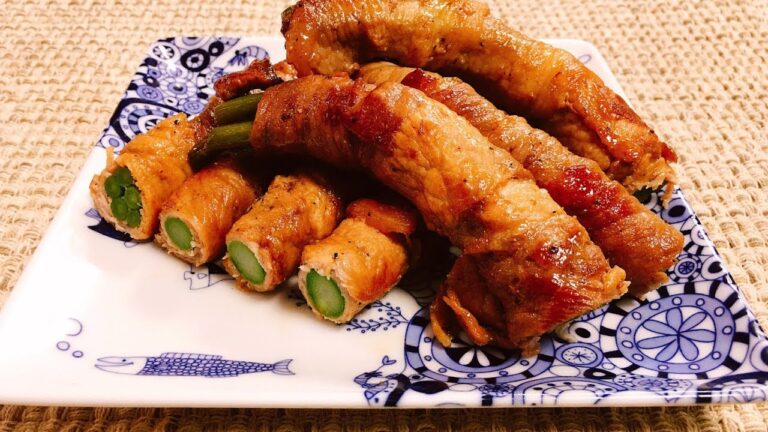 【衝撃】オマケで作った今が旬のおつまみが想像以上に旨い!! おかずにもなる簡単なおつまみ『肉巻きアスパラ & にんにくの芽』