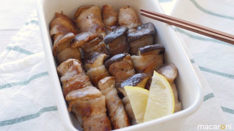 【作り置き】ソースが決め手！ 肉巻き エリンギの みそ マスタード 焼き のレシピ 作り方