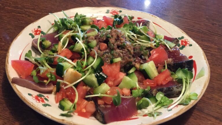 「カツオカルパッチョ」作り方