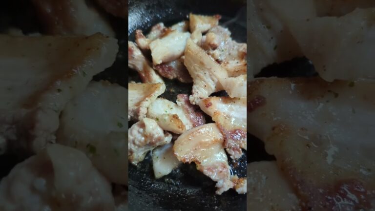 マジックソルトで豚バラ炒め