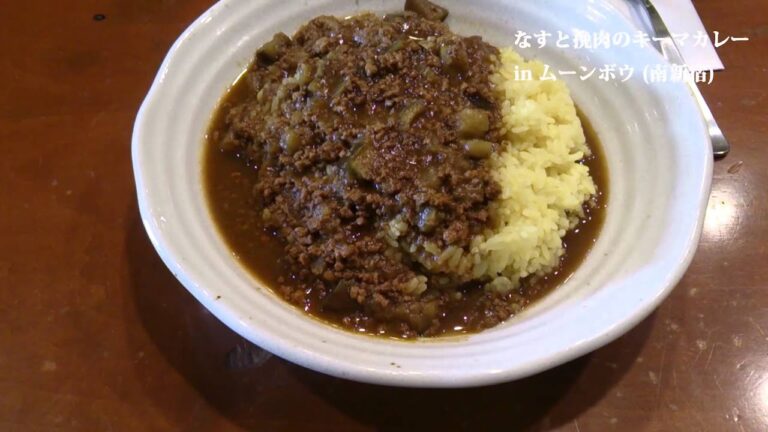 なすと挽肉のキーマカレー in ムーンボウ(南新宿)