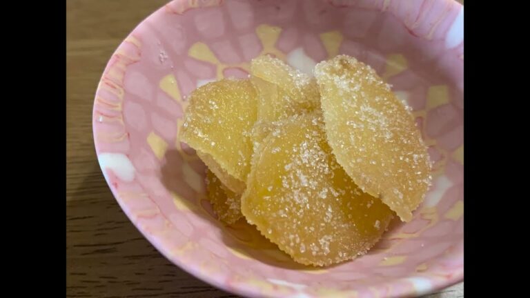こだま食品　新生姜スライスを使って簡単しょうが糖づくり 切る手間なしの生姜スライス