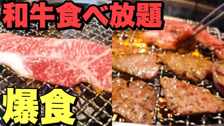 【食べ放題】コスパ◎‼︎ A4和牛焼肉を堪能しまくる！！！【焼肉万里】