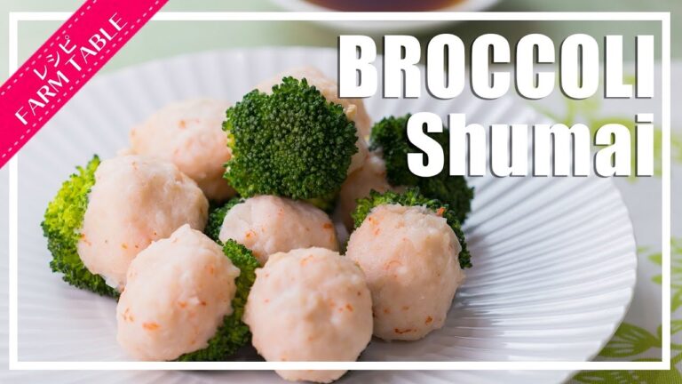 【今晩のおかず】子供と作れるブロッコリーのえびシュウマイ！！