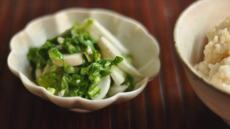 かぶの塩麹漬け Turnips Marinated in Salted Rice Malt