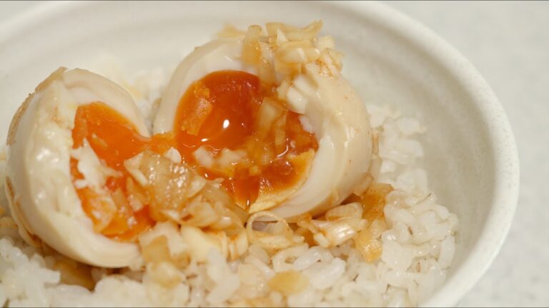 【これは飯テロ・・・！】ごはんがすすむ韓国風味玉の作り方