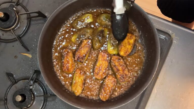 オシャレレシピ・茄子の生姜焼き作りたいから作ってみた