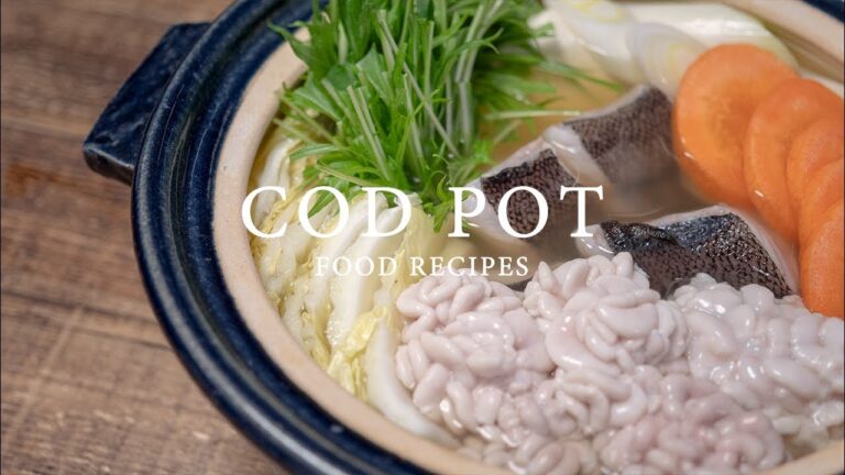 【料理】たら鍋【作り方】Cod Pot