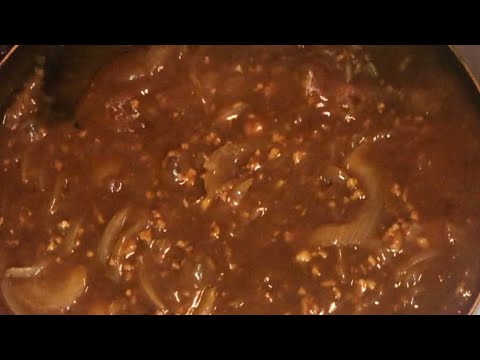 【リアルな夕食 船橋支店】ひき肉のカレー【音声付】ウチの「ひき肉のカレー」の作り方です。